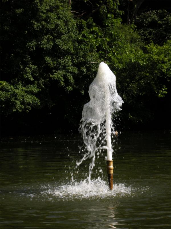 jaillissement (flißendes Wasser)